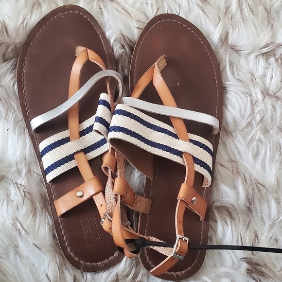 Mossimo Striped Gladiator Sandals for Women size 6 🌴✌️ - Picture 1 of 6